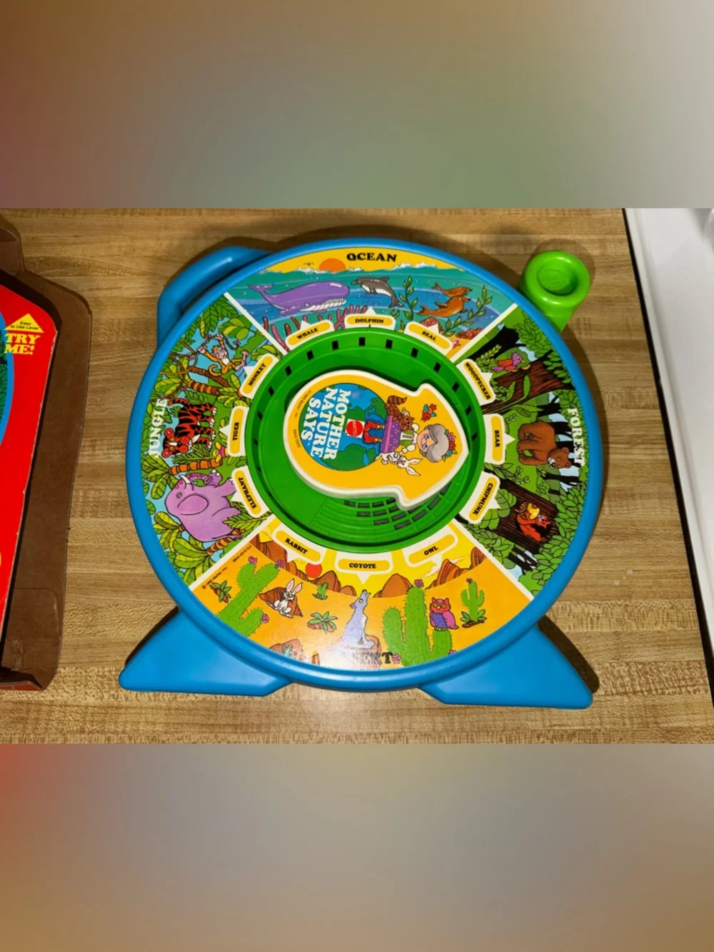 Vintage‎ 1990 Mattel SEE 'N SAY Mother Nature Says -  WORKS learning toys